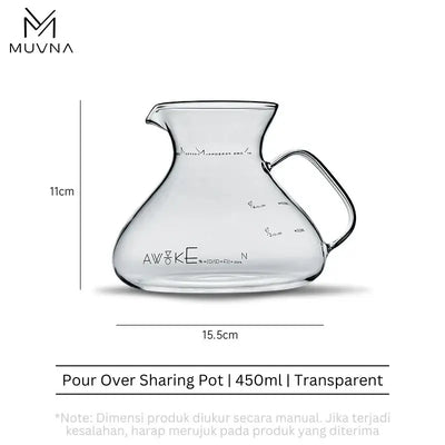 Muvna Yingzhan Server Glass Sharing Pot 450ml