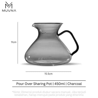 Muvna Yingzhan Server Glass Sharing Pot 450ml