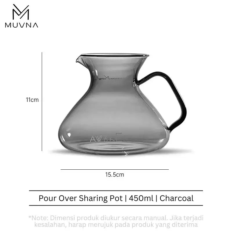 Muvna Yingzhan Server Glass Sharing Pot 450ml