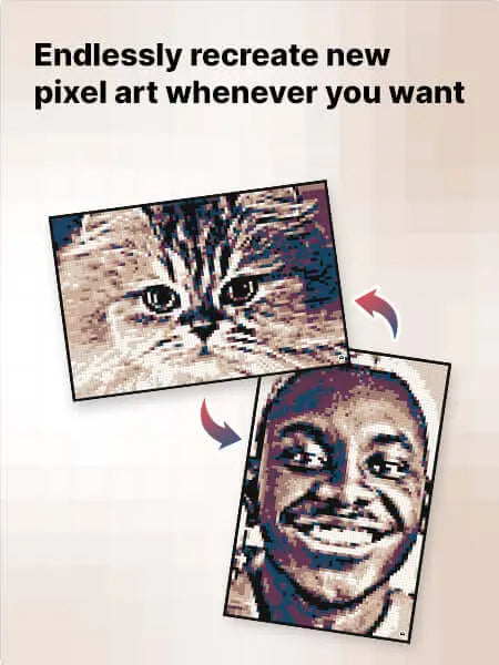 Mozabrick Color Model M - Custom Pixel Art Photo Kit