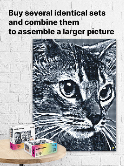 Mozabrick Model M Custom Photo Mosaic Kit - Shop  Puzzles at  Trekaline