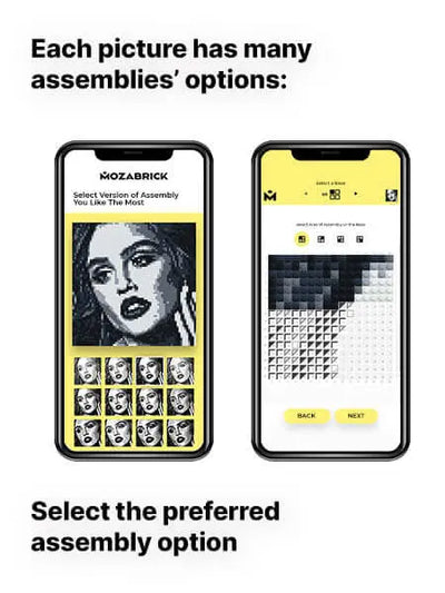 Mozabrick Model M Custom Photo Mosaic Kit - Shop  Puzzles at  Trekaline