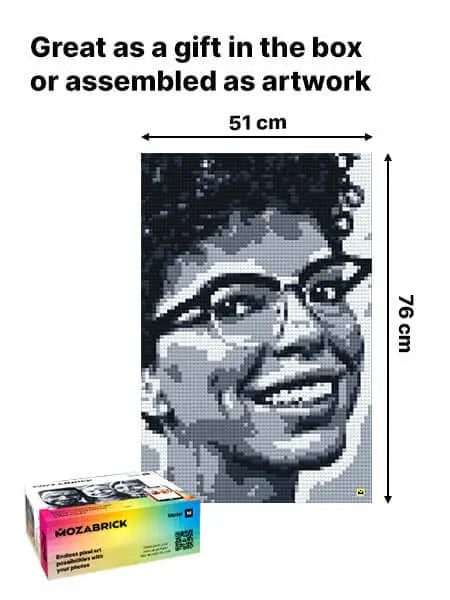 Mozabrick Model M Custom Photo Mosaic Kit - Shop  Puzzles at  Trekaline