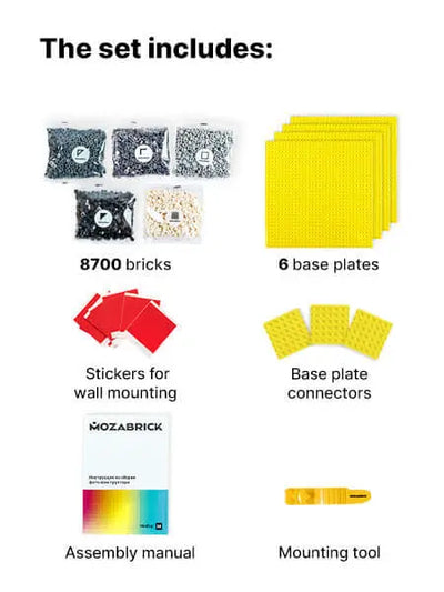 Mozabrick Model M Custom Photo Mosaic Kit - Shop  Puzzles at  Trekaline