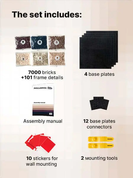 Mozabrick Color Model S Mosaic Kit - Shop  Puzzles at  Trekaline