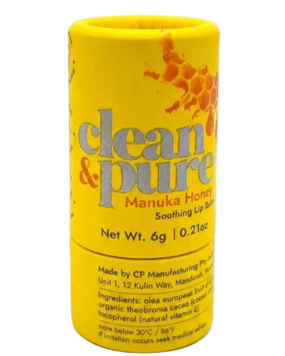 Clean & Pure Manuka Honey Soothing Lip Balm - Shop  Lip Balm at  Trekaline