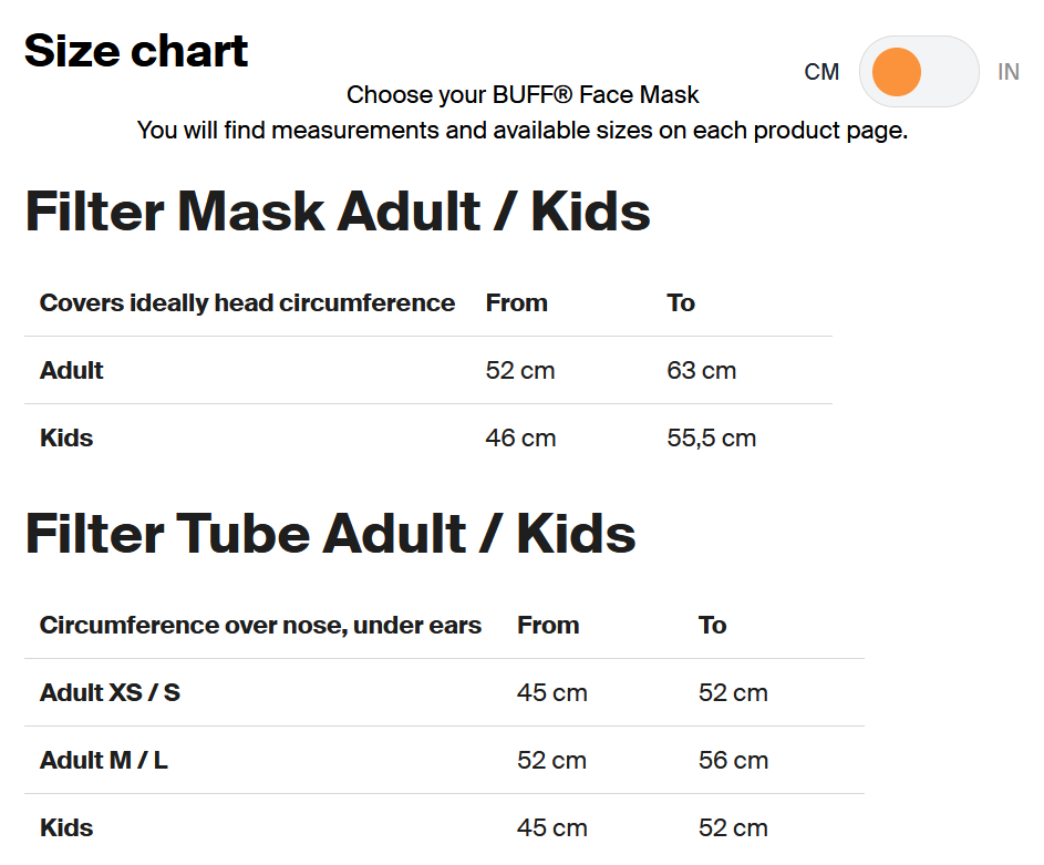 Buff Filter Tube Junior - Margit