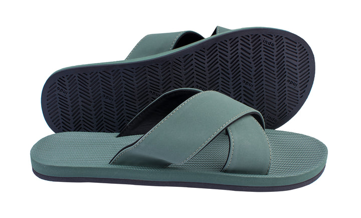 Indosole Men's ESSNTLS Cross Sandals
