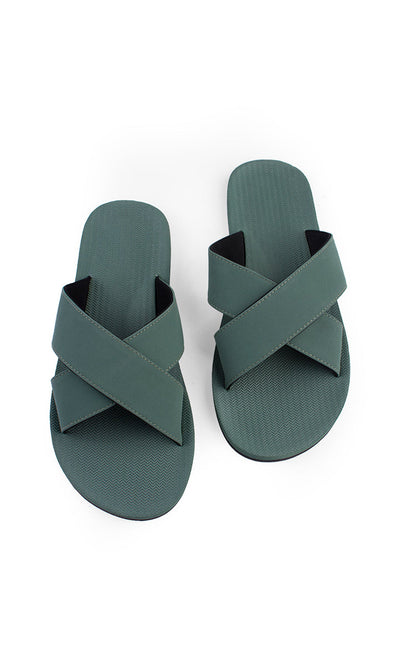 Indosole Men's ESSNTLS Cross Sandals
