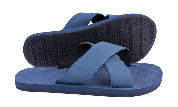 Indosole Men's ESSNTLS Cross Sandals