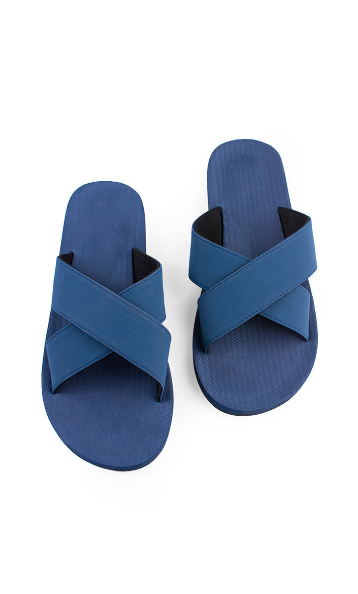 Indosole Men's ESSNTLS Cross Sandals