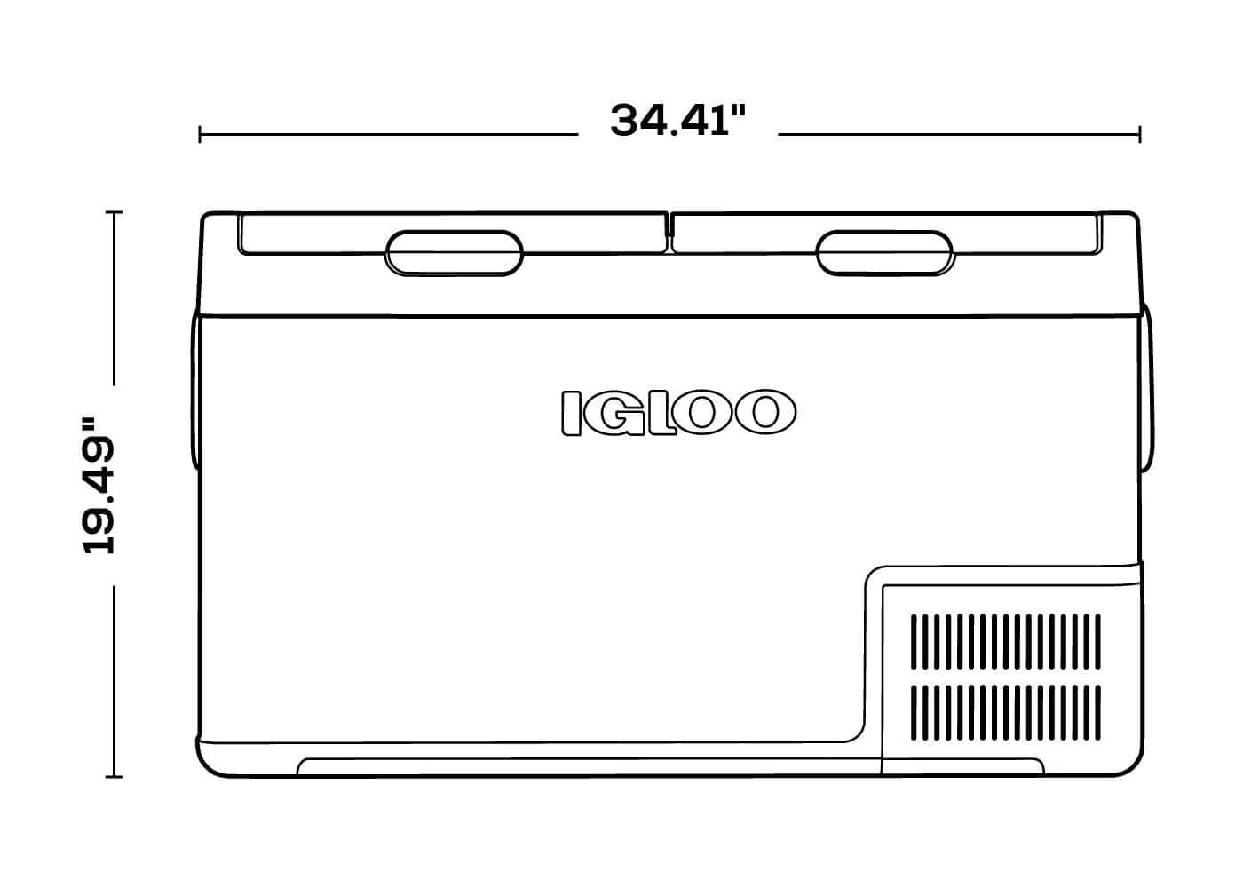 Igloo ICF 80DZ - Shop  Hard-sided Coolers at  Trekaline