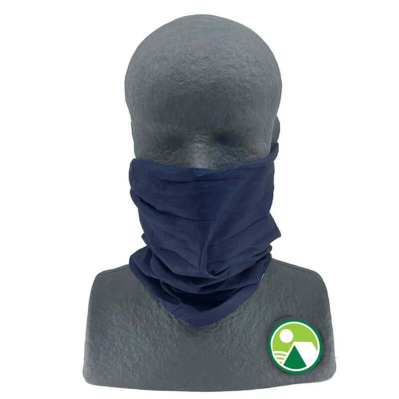Buff CoolNet UV Neckwear Solid Navy Blue Neck Gaiter