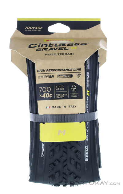 Pirelli Cinturato Gravel M 700C x 40mm Tyre - Shop  Road Bike Tires at  Trekaline