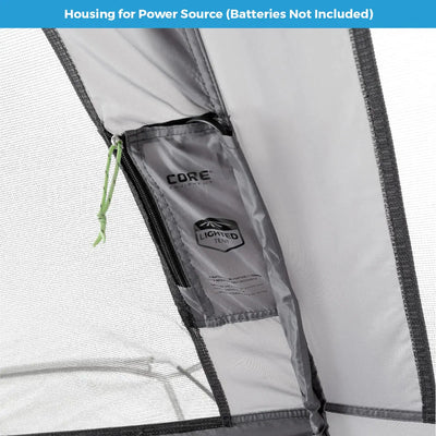 Core Equipment 12 Person Lighted Instant Cabin Tent 18’ x 10’