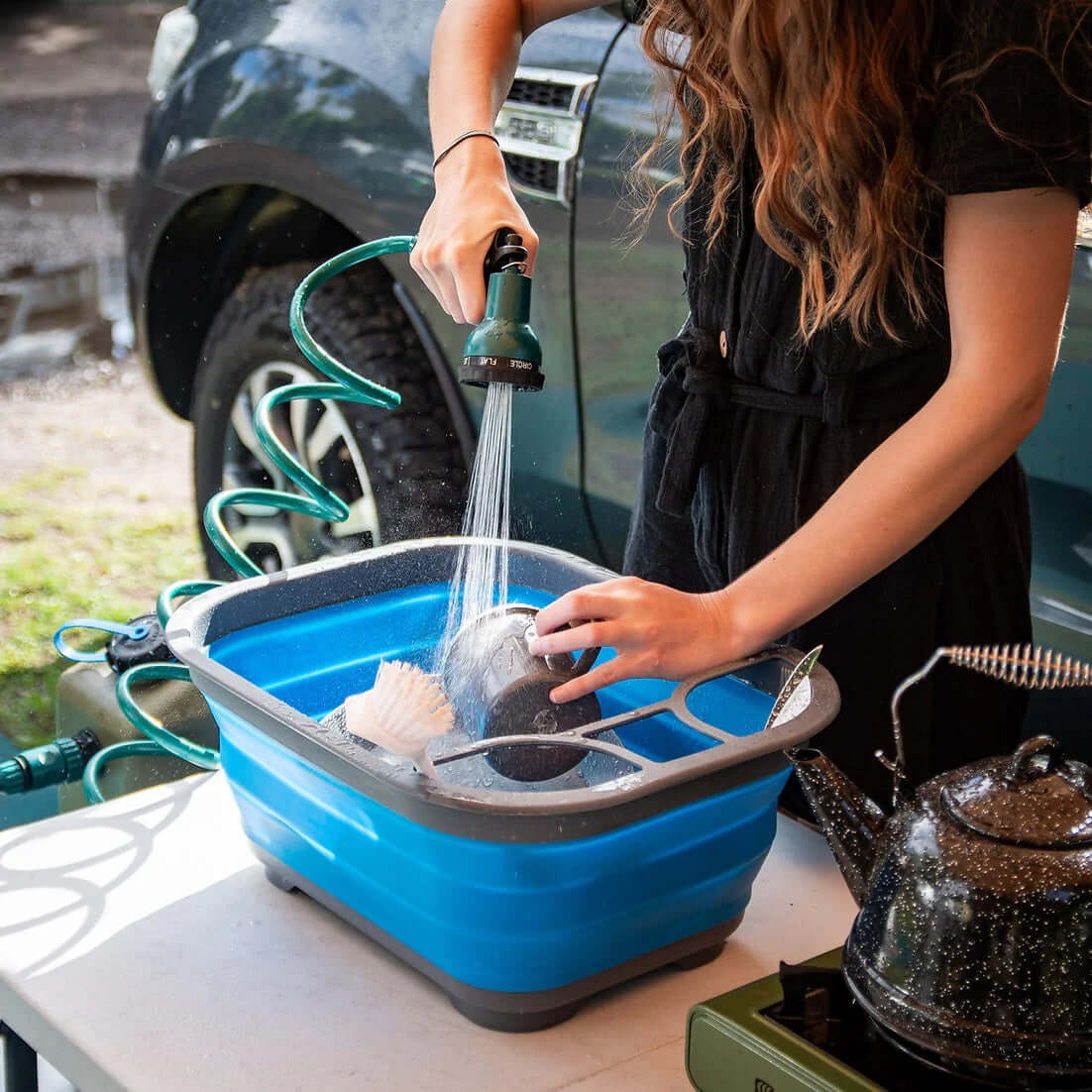 Ontap Portable Shower 22L 12V - 7-Mode Spray - Camp Shower