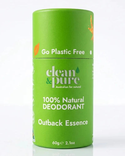 Clean & Pure Outback Essence Natural Deodorant 60g - Shop  Deodorant at  Trekaline