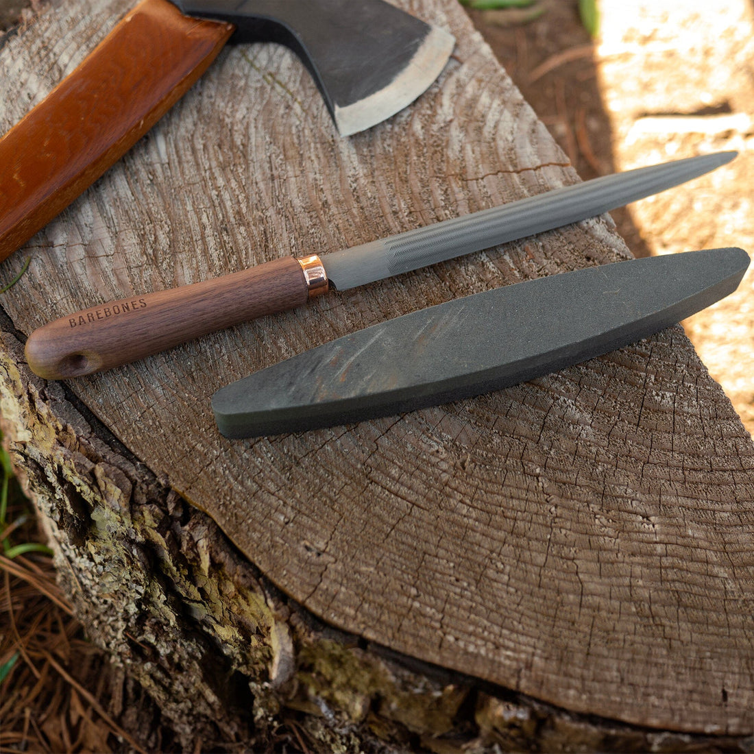 Barebones File and Stone Sharpening Kit - Shop  Knife Sharpeners at  Trekaline