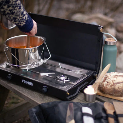 Primus Kinjia Camping Stove - 2 Burner Portable