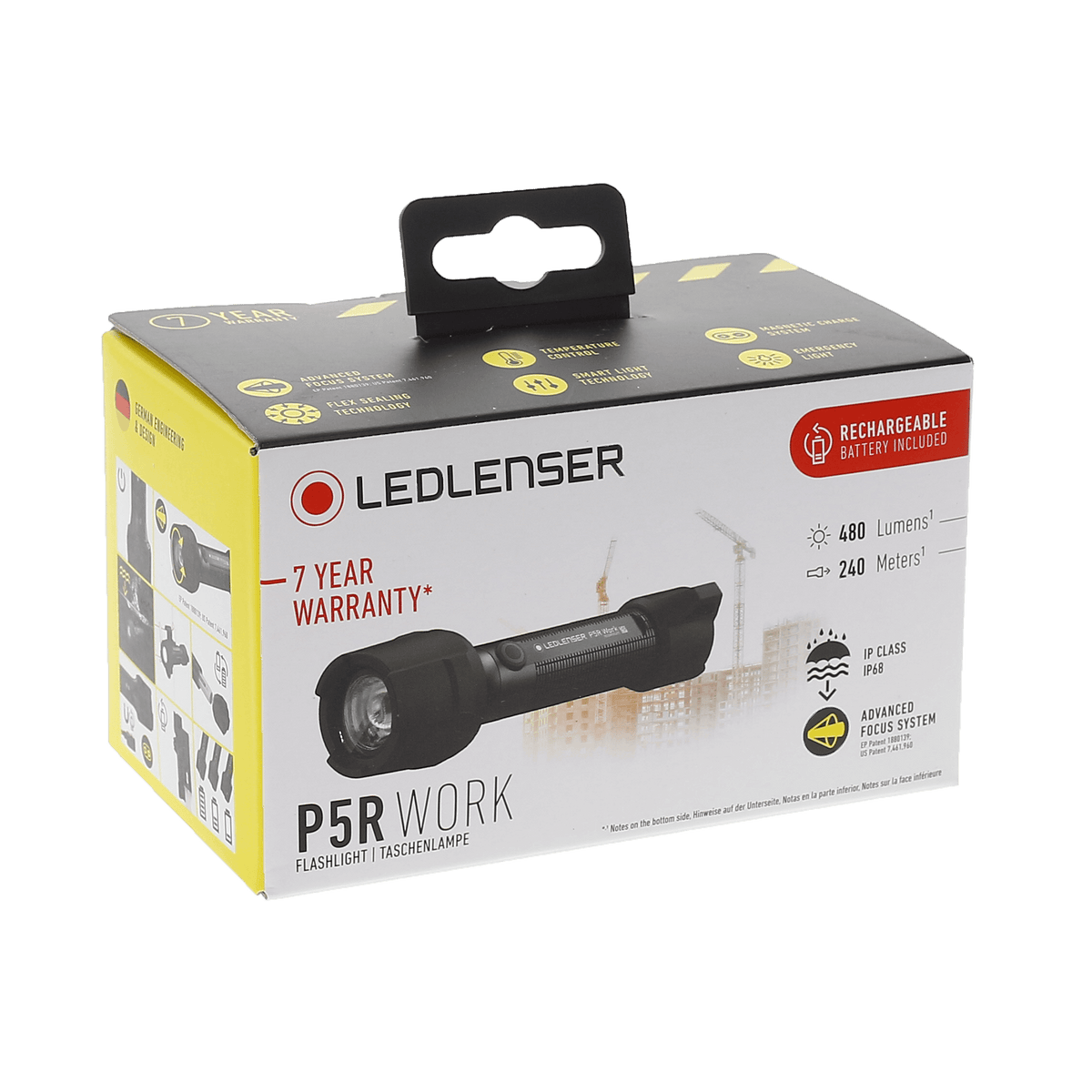 Ledlenser P5R Work Rechargeable Flashlight