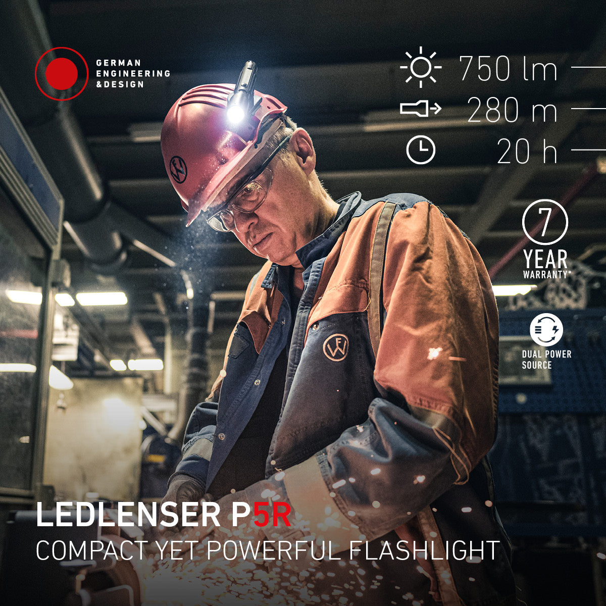 Ledlenser P5R Rechargeable Compact Flashlight - Shop  Flashlights at  Trekaline