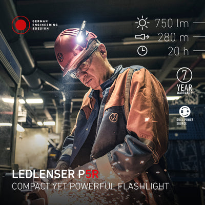 Ledlenser P5R Rechargeable Compact Flashlight - Shop  Flashlights at  Trekaline