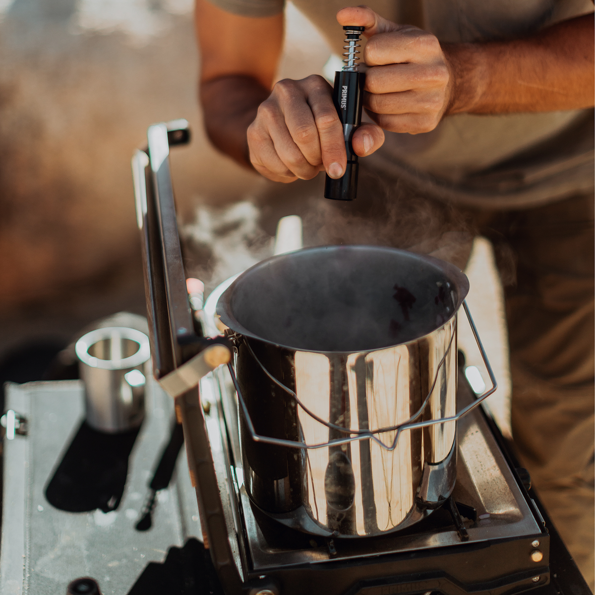 Primus CampFire Stainless Steel Pot 5L - Shop  Cook Pots at  Trekaline