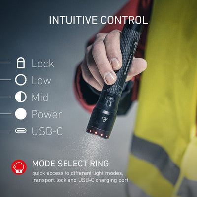 Ledlenser P7R Rechargeable Flashlight - Shop  Flashlights at  Trekaline