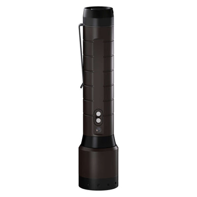 Ledlenser Flashlight P7R Signature in espresso brown offering 2000 lumens for reliable illumination.