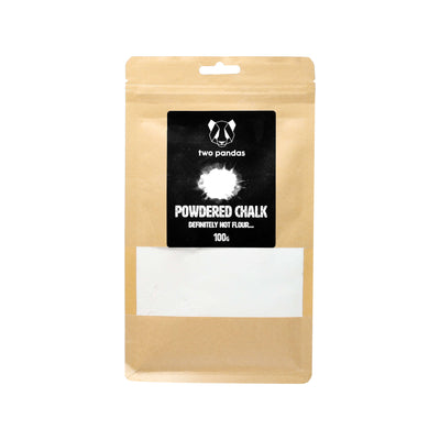 Two Pandas Powdered Chalk 100g Pouch - Shop  Climbing Chalk at  Trekaline