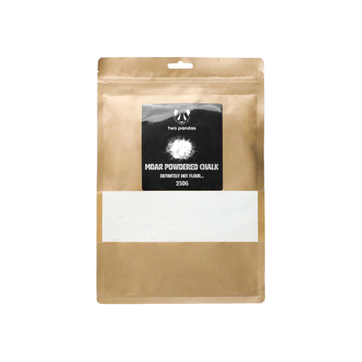 Two Pandas Powdered Chalk 250g Pouch - Shop  Climbing Chalk at  Trekaline
