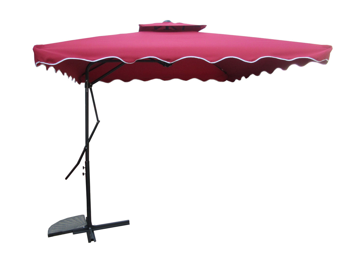 Procamp Square Cantilever Banana Umbrella 3m - Shop  Umbrellas at  Trekaline