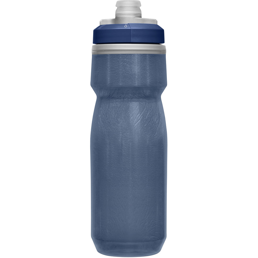 CamelBak Podium Chill Bike Bottle - 21 oz / 620 ml in blue color, double wall insulated, perfect for biking hydration.