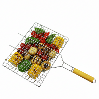 Procamp Joyous Folding Grilling Basket - Shop  Grill and Fire Pit Accessories at  Trekaline