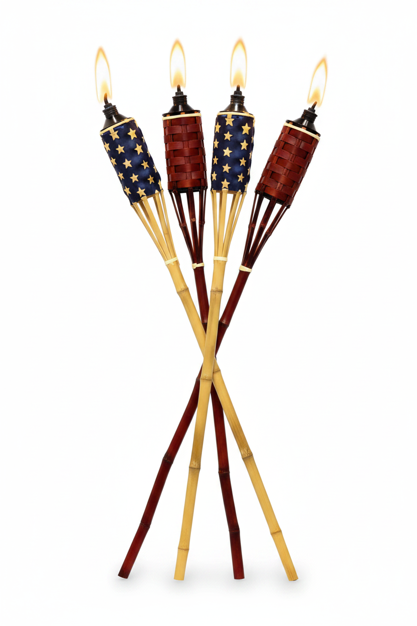 Procamp Bamboo Tiki Torch 150 cm - Shop  Fuel-Powered Lanterns at  Trekaline