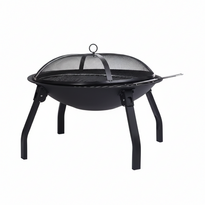 Procamp Folding Round Outdoor Fire Pit - Shop  Grill and Fire Pit Accessories at  Trekaline