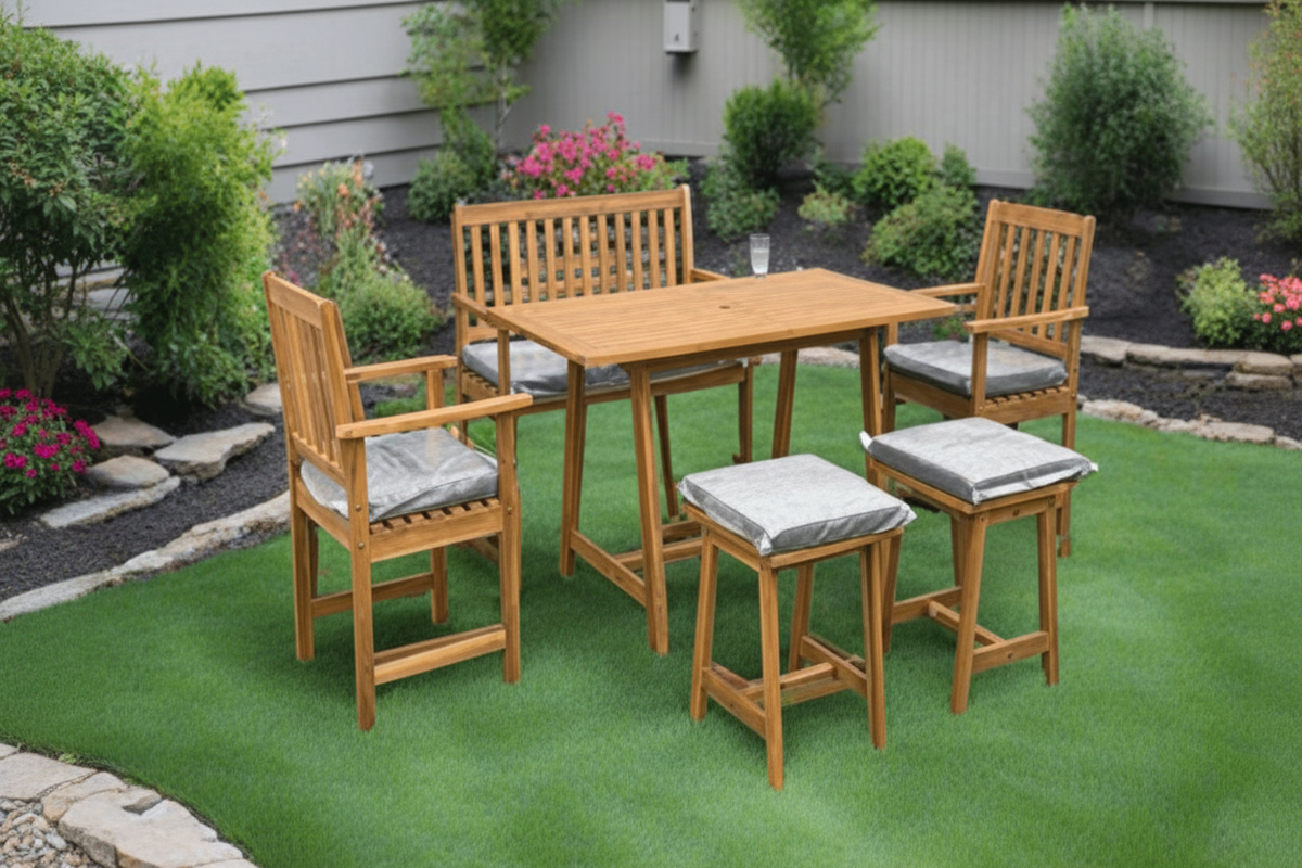 Procamp Rochester Casablanca Wooden Lounge Set - Shop  Camping Table Sets at  Trekaline