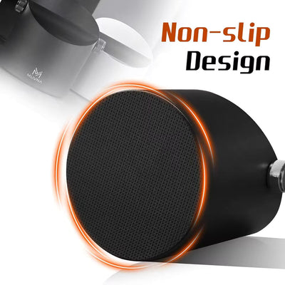 Muvna Metal Espresso Knock Box Black [QA Specs]