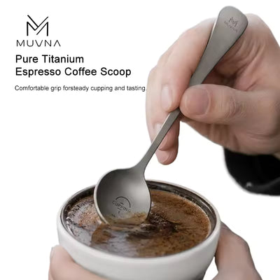 Muvna Pure Titanium Espresso Coffee Scoop
