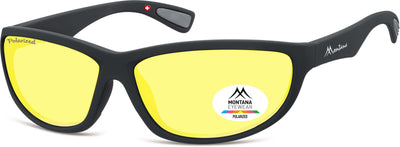 Montana Eyewear Polarized Rubbertouch Sport Sunglasses