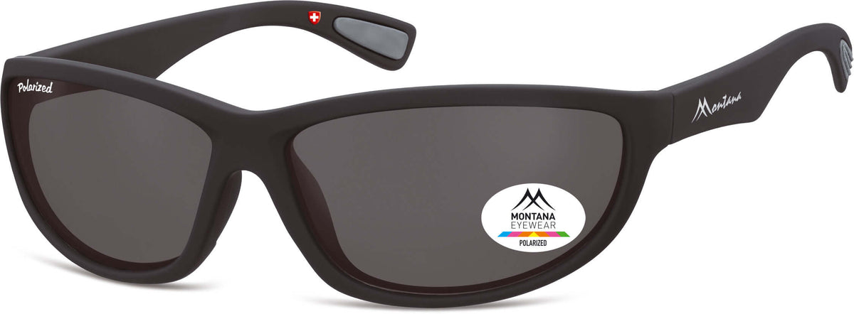 Montana Eyewear Polarized Rubbertouch Sport Sunglasses