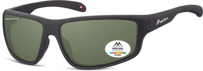 Montana Eyewear Polarized Rubbertouch Sport Sunglasses