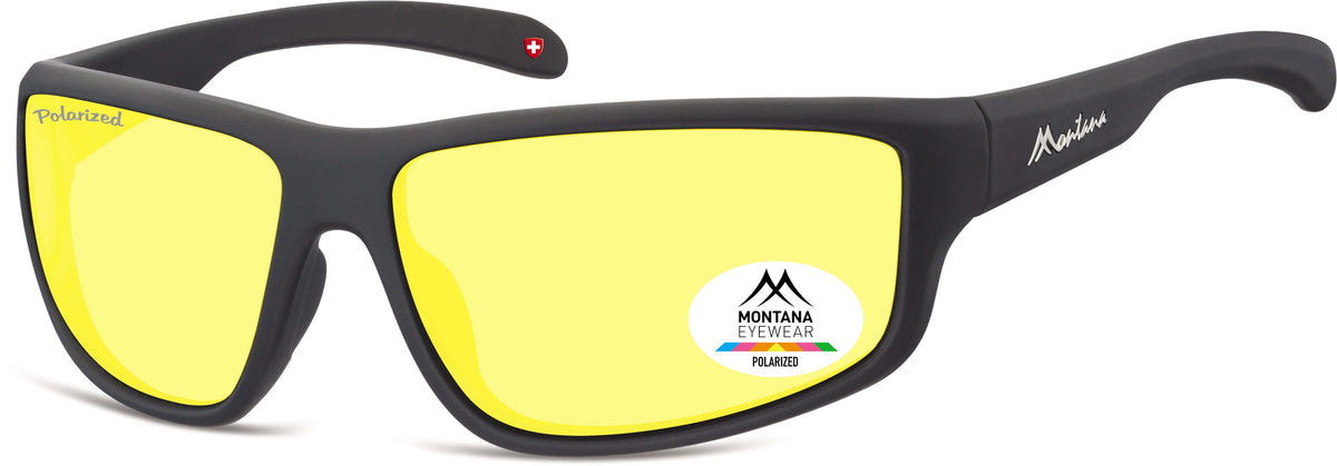 Montana Eyewear Polarized Rubbertouch Sport Sunglasses