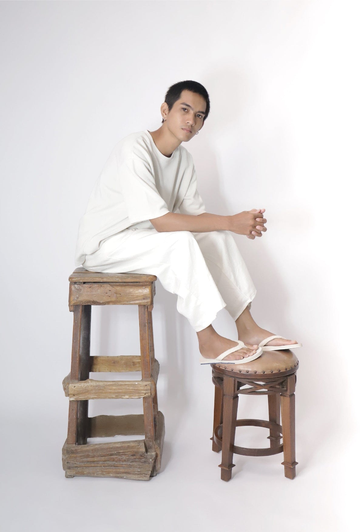 Indosole Men's Flip Flops Recycled Pable Straps