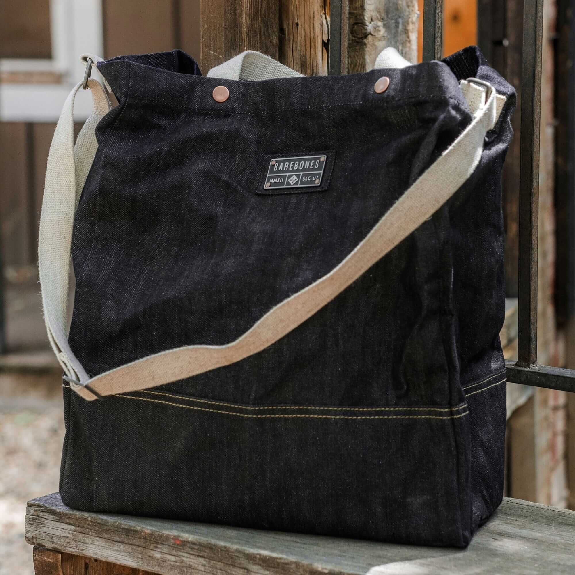Barebones Neelum Totes - Denim - Shop  Tote Bags at  Trekaline