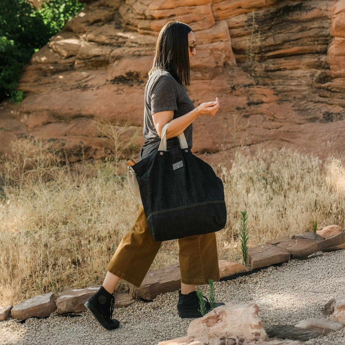 Barebones Neelum Totes - Denim - Shop  Tote Bags at  Trekaline