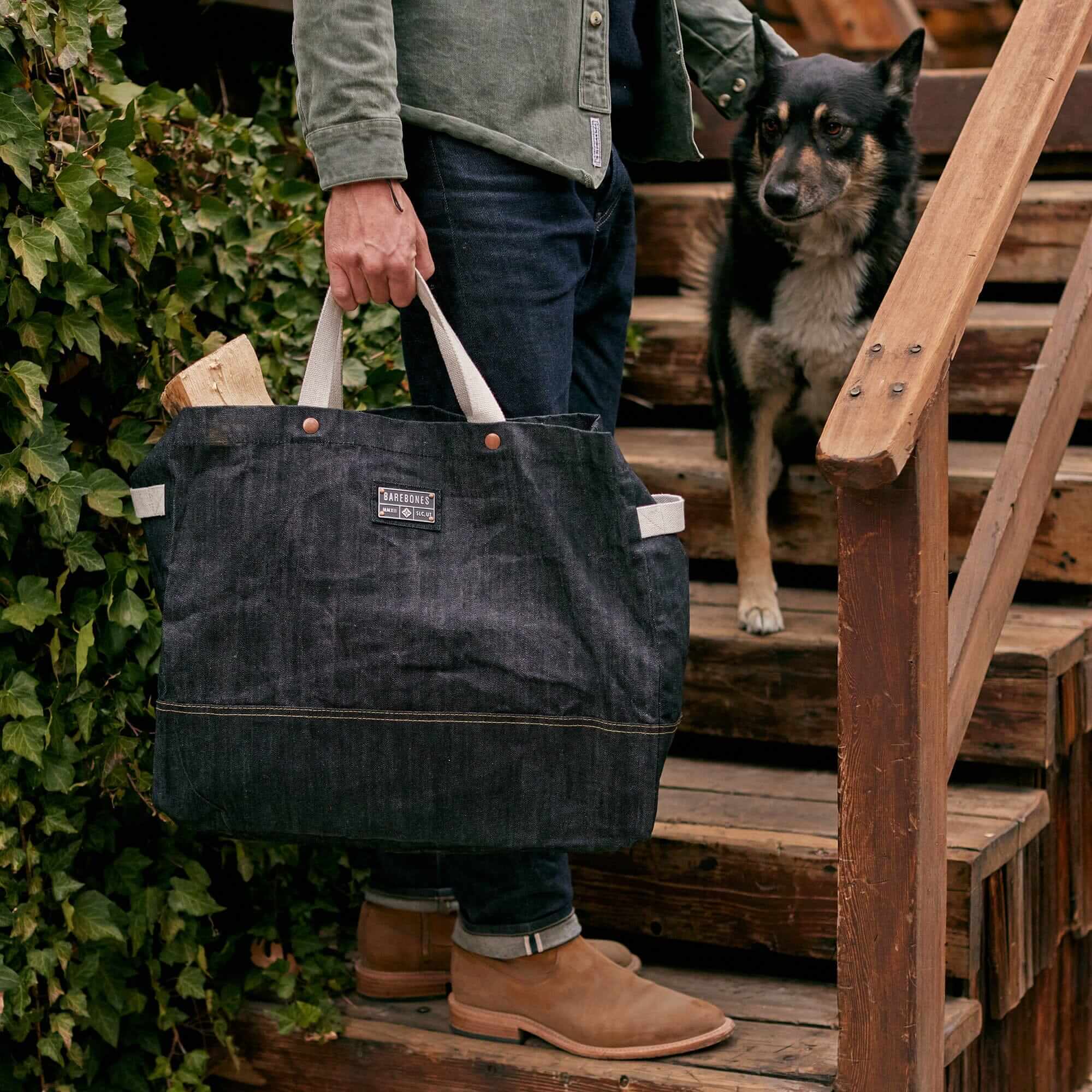Barebones Neelum Totes - Denim - Shop  Tote Bags at  Trekaline