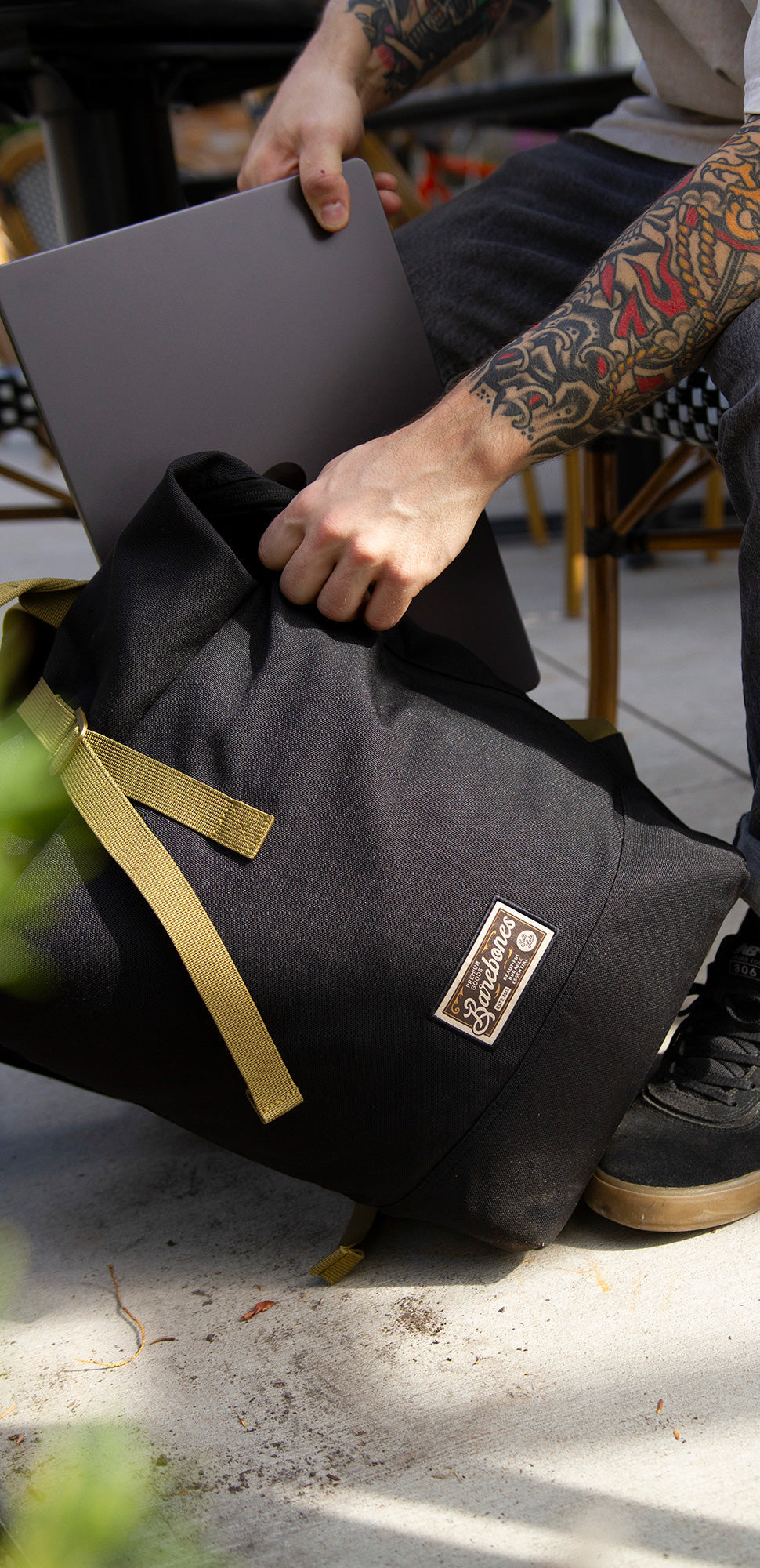 Barebones Modeer Rolltop Backpack 25L - Shop  Roll-Top Stuff Sacks at  Trekaline