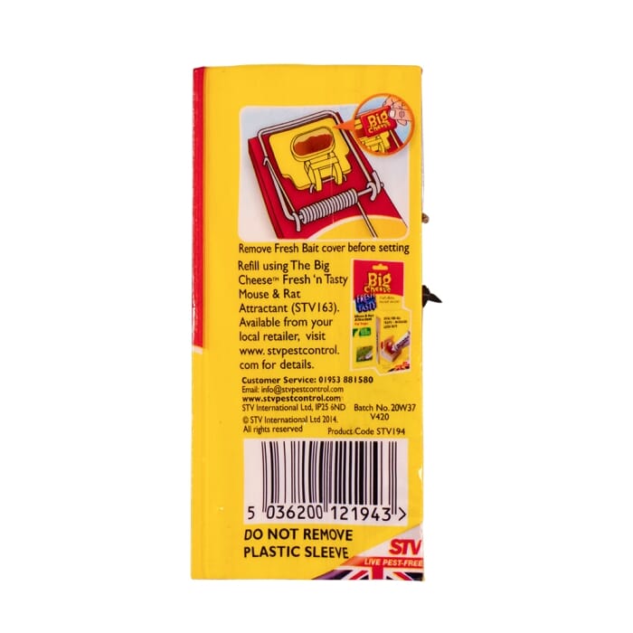 STV Big Cheese Fresh Baited Mouse Trap - Shop Pest Control Traps at Trekaline