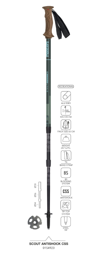 Masters Scout Antishock CSS - Green